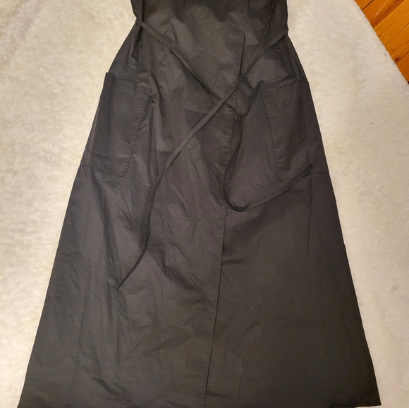 TIBI playsuit strapless wrap effect Jumpsuit,color black, size 6 - Picture 7 of 13